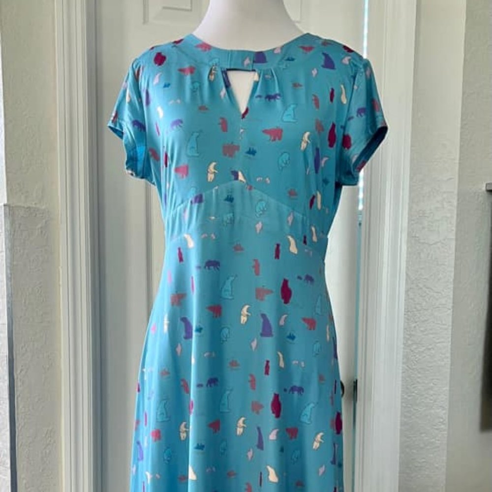 New Lindy Bop Dress Polar Bears UK12